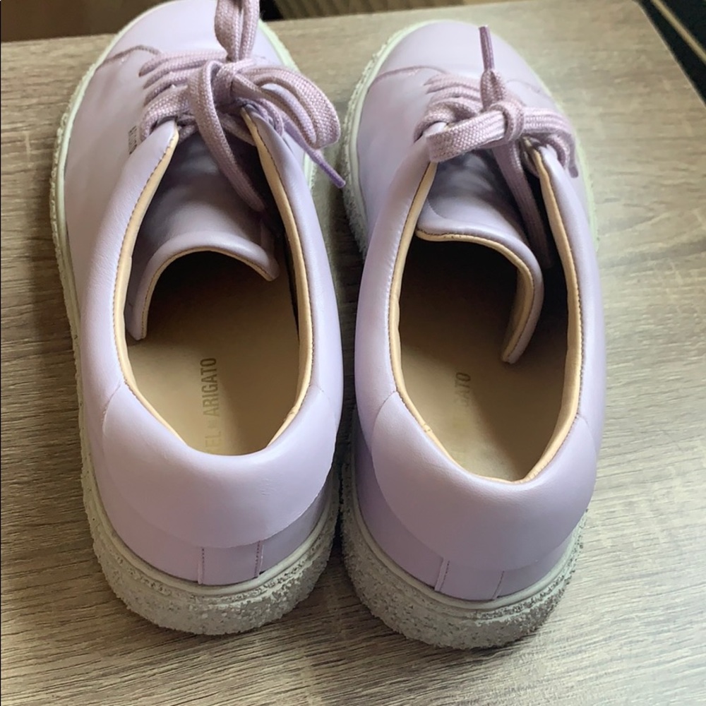 SOLD X Axel Arigato Lilac Leather Sneakers - Picture 4 of 5